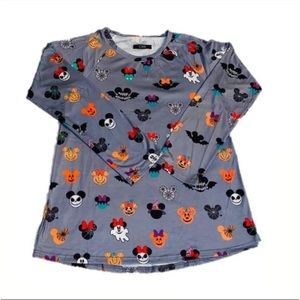 Long Sleeve. Grey. Mickey and Minnie Inspired Shirt.